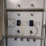 Шкаф управления конвейерами с двумя преобразователями частоты, 15кВт