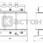 Моторный дроссель трехфазный OCL, 380В, 60А