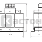Моторный дроссель трехфазный РМТ, 380В, 4А