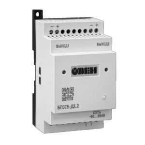 БП07Б блок питания для датчиков. Двухканальный =24В/7Вт