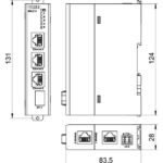 КСН210-5 - 5-портовый сетевой неуправляемый коммутатор
