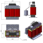 Синус-фильтр трехфазный SF, 380В, 38А