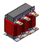 Сетевой дроссель трехфазный ACL, 380В, 490А